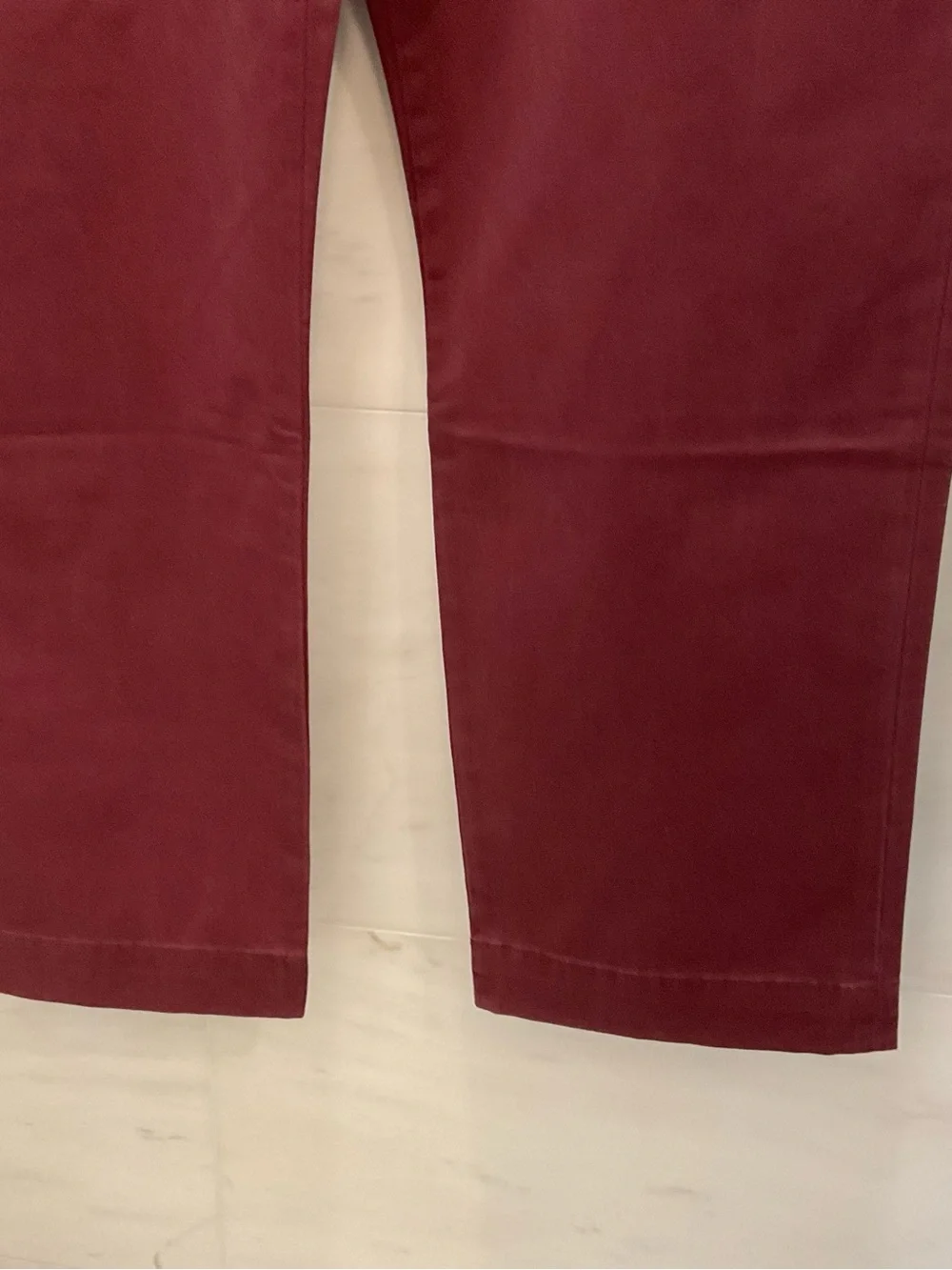 POLO Ralph Lauren BURGUNDY WINE Stretch Straight Fit Chino Pants size 38-30 T80